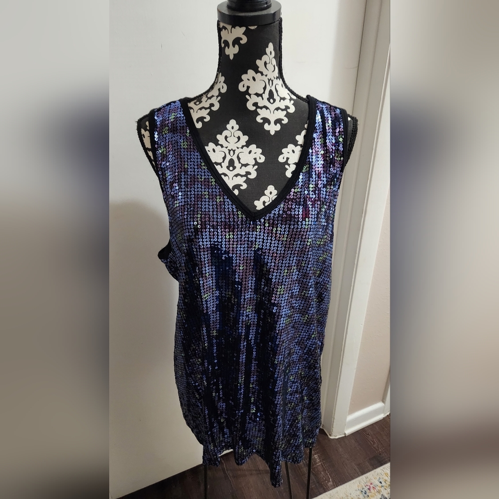 NWOT DKNY Sequin Tank